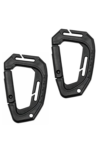 Hipolar Τακτικό Ταχύ Καρμπίνερ, ABS, 2 Τεμάχια, 92x56mm, Θήκη Αξεσουάρ, Προσά...