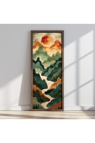 OEM Διακοσμητικός πίνακας Αναθλάμψη, μοντέλο τοπίου, MDF/μασίφ ξύλο, πολύχρωμ...