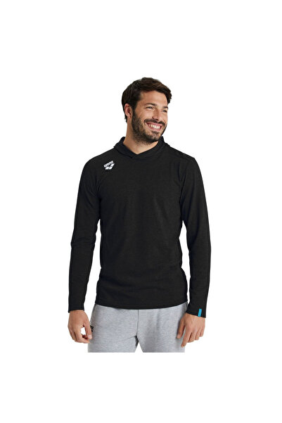 ARENA Ανδρικό μπλουζάκι Team Hooded Panel σε μαύρο casual στυλ 004903555