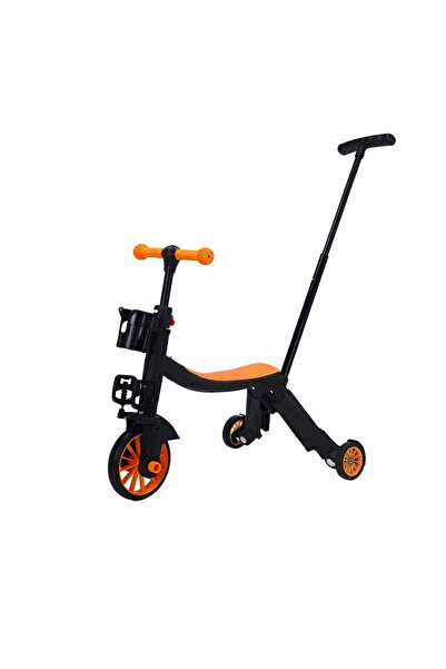 Cyrax Bicicletă 8-în-1, 3-6 ani, portocalie