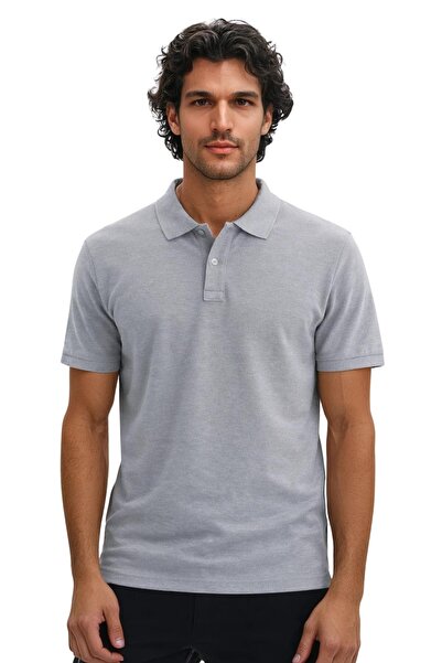 Arma Ar-Ma Men's Polo Collar T-Shirt Without Print Basic Regular Fit Double C...