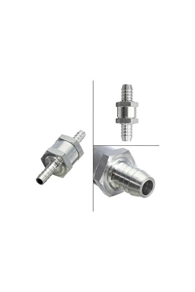 OTOVADİM Çekvalf 8MM Mazot Benzin Akaryakıt Alüminyum Çek Valf 8MM Check Valve Çekvalf