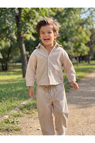 Hazhers Σετ για αγόρια, καλοκαιρινό, βελούδινο ύφασμα, αναπνεύσιμο, άνετο σορ...