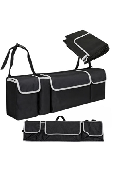 zola Οργανωτής πορτμπαγκάζ αυτοκινήτου, 4 θήκες, ρυθμιζόμενοι ιμάντες, στήριξ...