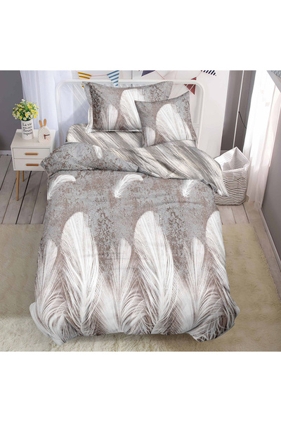 OEM Duvet Cover Set with Stretchy for 1 person bed, 4 pieces, JHN, Finet, AUR...