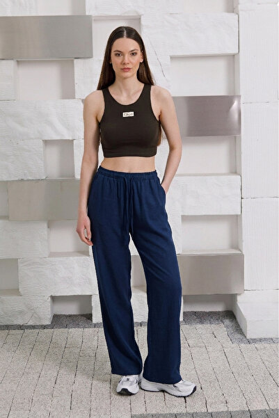 Circe Wide Leg Linen Trousers