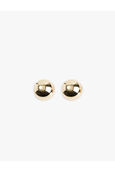 Koton Steel Hemisphere Earrings