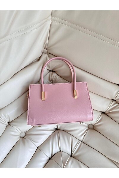 minebag Γυναικεία τσάντα χιαστί με χρυσές λεπτομέρειες και σταθερό λουράκι Si...