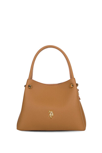 U.S. Polo Assn. Γυναικεία Τσάντα Ώμου Camel US26152 – Καθημερινό, Κομψό Σχέδι...