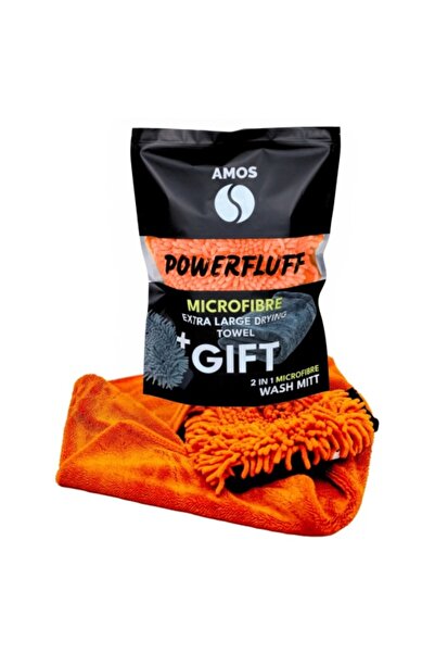 VAGAUTO Prosop din microfibră ultra absorbant Portocaliu Powerfluff 1000 GSM ...