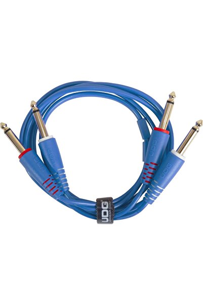 UDG Audio Cable Set 1/4'' Jack - 1/4'' Jack Blue Straight 1.5M
