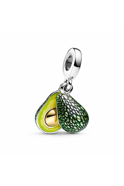 Novvu Φυλαχτό Κρεμαστό Αβοκάντο με Ασήμι