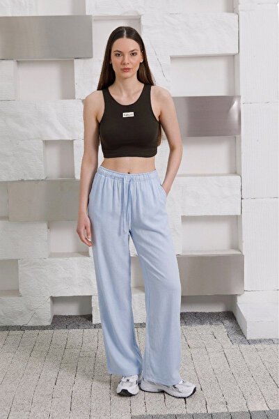 Circe Wide Leg Linen Trousers