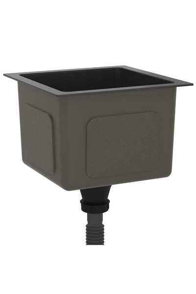 vidaxl Νεροχύτης Κουζίνας Χειροποίητος Ανοξείδωτο Ατσάλι