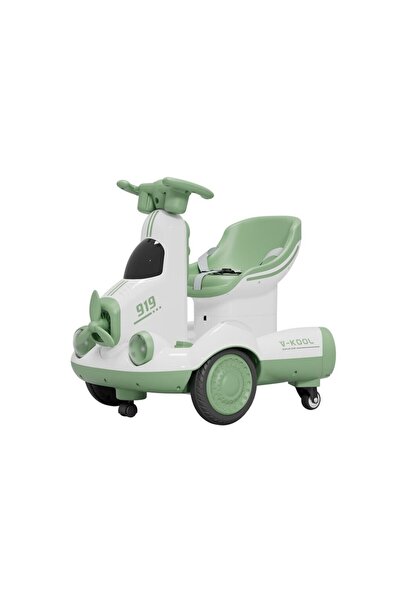 Cyrax Mașină electrică, înălțime reglabilă, verde