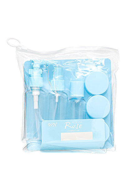 Roesıa Rose Cosmetics Karışık Renk 6 Parça Renkli Kapaklı Seyahat İçin Boş Şi...