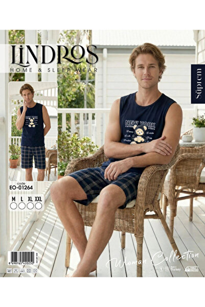 Freshness Lindros Eo-01264 Ανδρικό Σετ Σορτς Μονόχρωμο με Μηδενικά Μανίκια