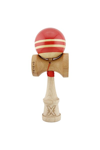 Cyrax Kendama X Rainbow Original, 55 cm Șnur Roșu/Maro