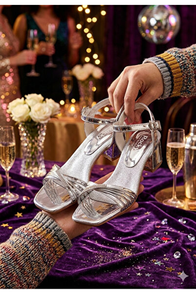 Deniz Terlik Παιδικά κομψά βραδινά σανδάλια με τακούνι