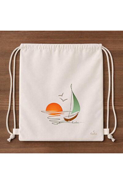 hodie collection حقيبة ظهر برباط مطبوع عليها شعار هودي سيلينجلي مقاس 40x45 سم...