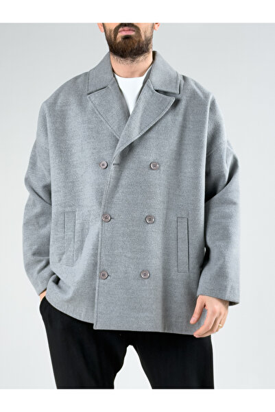 COCOPELLI Ανδρικό Γκρι Μπουφάν Κασμίρ COCK0053