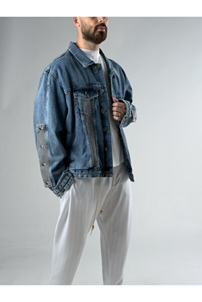 COCOPELLI Ανδρικό Σχεδιαστικό Τζιν Μπουφάν COCK0094