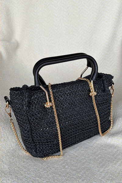 La La'Graccio Paris Γυναικεία ψάθινη τσάντα La'Graccio Paris