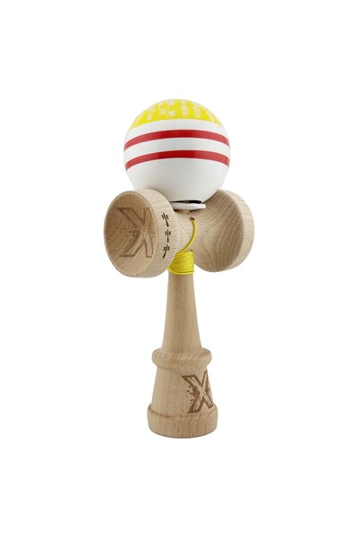 Cyrax Kendama X Original CHICANOS, 55 cm Auriu/Alb Șnur