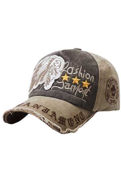 Uniquetrenders Unisex Vintage Fashion Jamont Κεντημένο Ρυθμιζόμενο Καπέλο Μπέ...