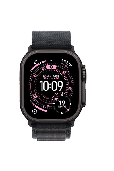 Apple Ceas Watch Ultra 3 GPS + Cellular 49mm Carcasă din titan negru cu curea...