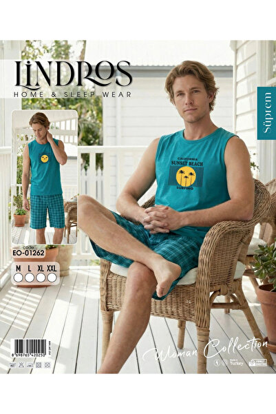 Freshness Lindros Eo-01262 Ανδρικό Σετ Σορτς Μονόχρωμο με Μηδενικά Μανίκια