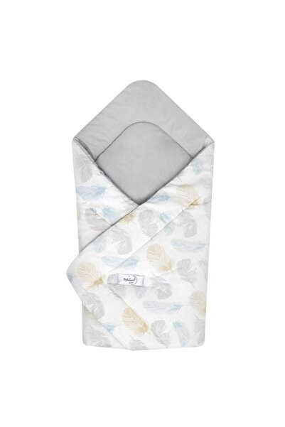 Bubaland Paturica de infasat nou-nascut Baby Feathers 80x80 cm