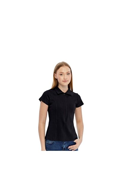 Fashion Friends Βαμβακερό μπλουζάκι πόλο με φερμουάρ POLO COLLAR T-SHIRT 26Y0...