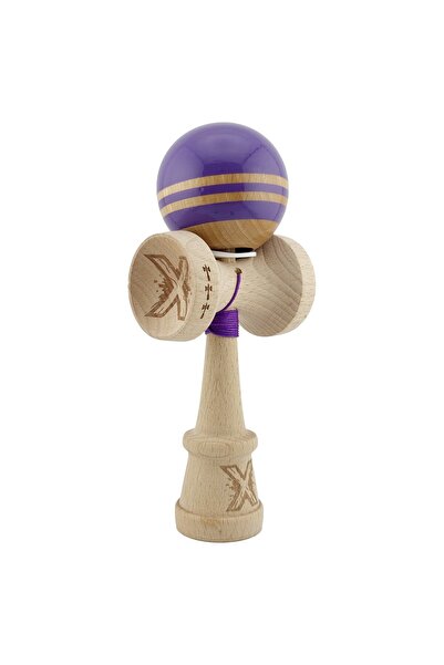 Cyrax Kendama X Original RAINBOW, Sfoară 55 cm Indigo/Maro
