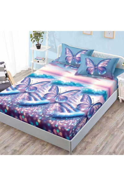OEM Bed cover set 2 people 180x200cm + 2 pillowcases 50x80cm, JHN, AURA-0857