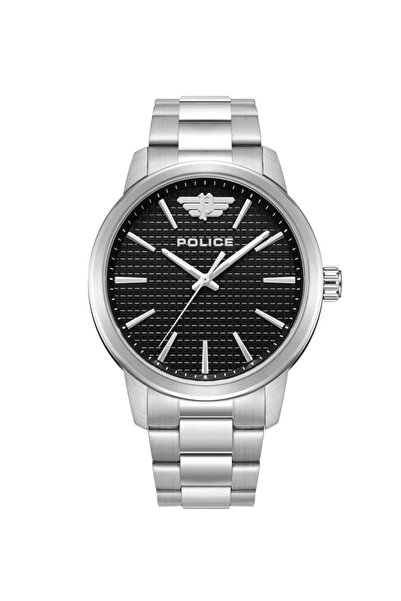 Police Raho Men's Silver Stainless Steel Band Watch PEWJG0018402 || 43mm