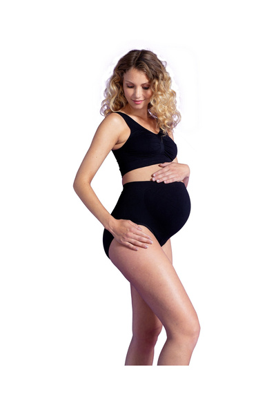 Carriwell Seamless Light Support Maternity Brief- Black