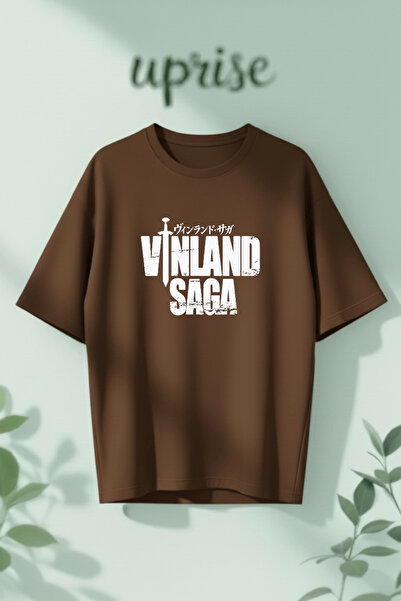 Vordevia Tricou supradimensionat din bumbac imprimat Vinland Saga