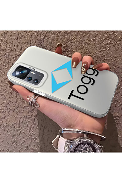 CHICASELUX Silicone Edge Hard Back Phone Case Compatible with Mi 12t Pro Togg...