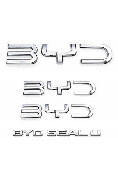 EDEXPORT مجموعة شعارات BYD SEAL U مكونة من 4 قطع، حروف كبيرة وصغيرة للسيارة، ...