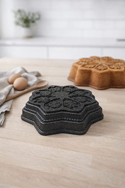 Luxxa Home Chris Döküm Kek Kalıbı 28cm Antrasit