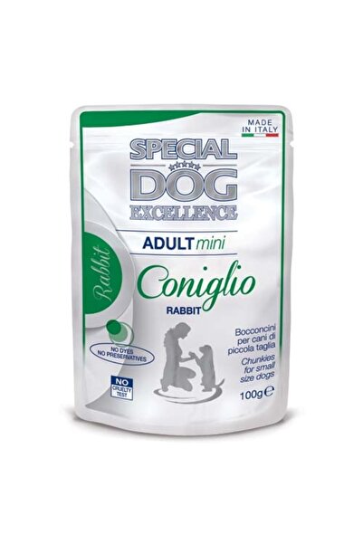 Monge Hrana Umeda Pentru Caini, Special Dog Excellence, Adult Mini, Iepure, 1...