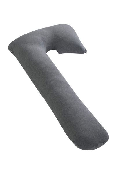 Moon Organic J Shaped Pillow-Grey