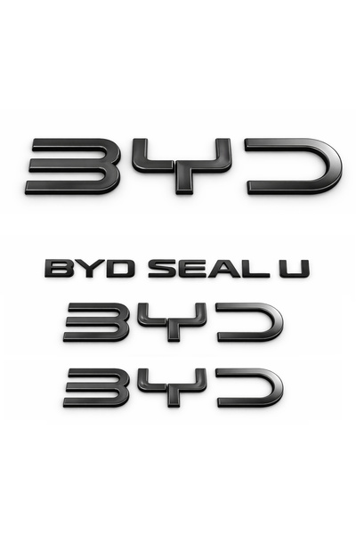 EDEXPORT مجموعة شعارات BYD SEAL U مكونة من 4 قطع، حروف كبيرة وصغيرة للسيارة، ...