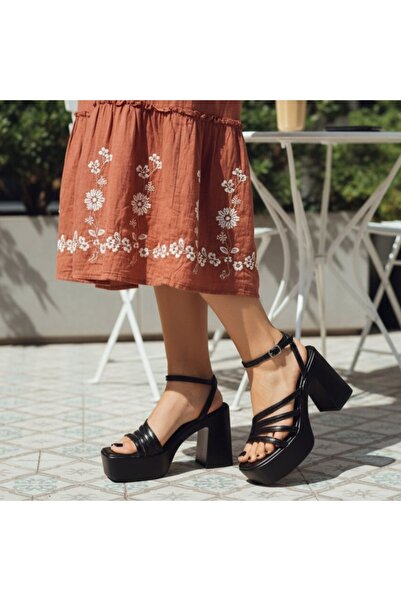 OEM Γυναικεία σανδάλια με πλατφόρμα και χοντρό τακούνι, ευκολοσυνδύαστα, κομψ...