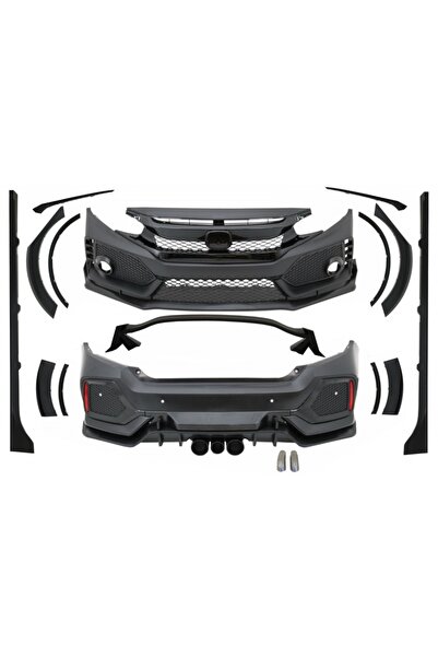 Angels Auto Pachet compatibil cu Honda Civic MK10 (FC/FK) Sedan (2016-up) Typ...