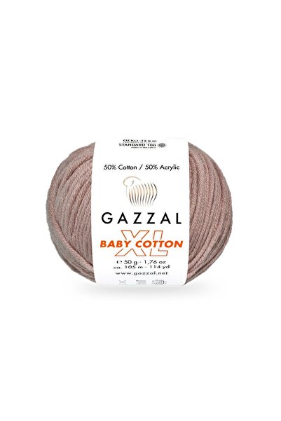 Gazzal Bumbac pentru bebeluși XL 50% Bumbac 50% Acrilic – 50 g 105 m Fir de t...