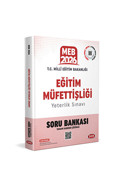 Data Yayınları 2026 MEB Eğitim Müfettişliği Yeterlilik Sınavı Tamamı Karekod ...