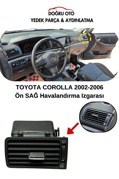 DOĞRU TİCARET AUTO PARTS شبكة تهوية مكيف الهواء الأمامية اليمنى لتويوتا كورول...