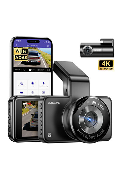 AZDOME M17 MAX 4K 2 KAMERALI ADAS ARAC KAMERASI